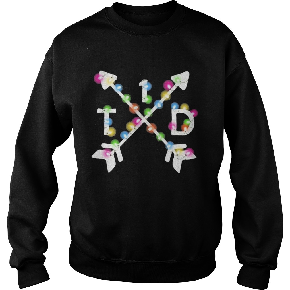 T1D Lighting Arrows Christmas Diabetes 2020 Sweatshirt