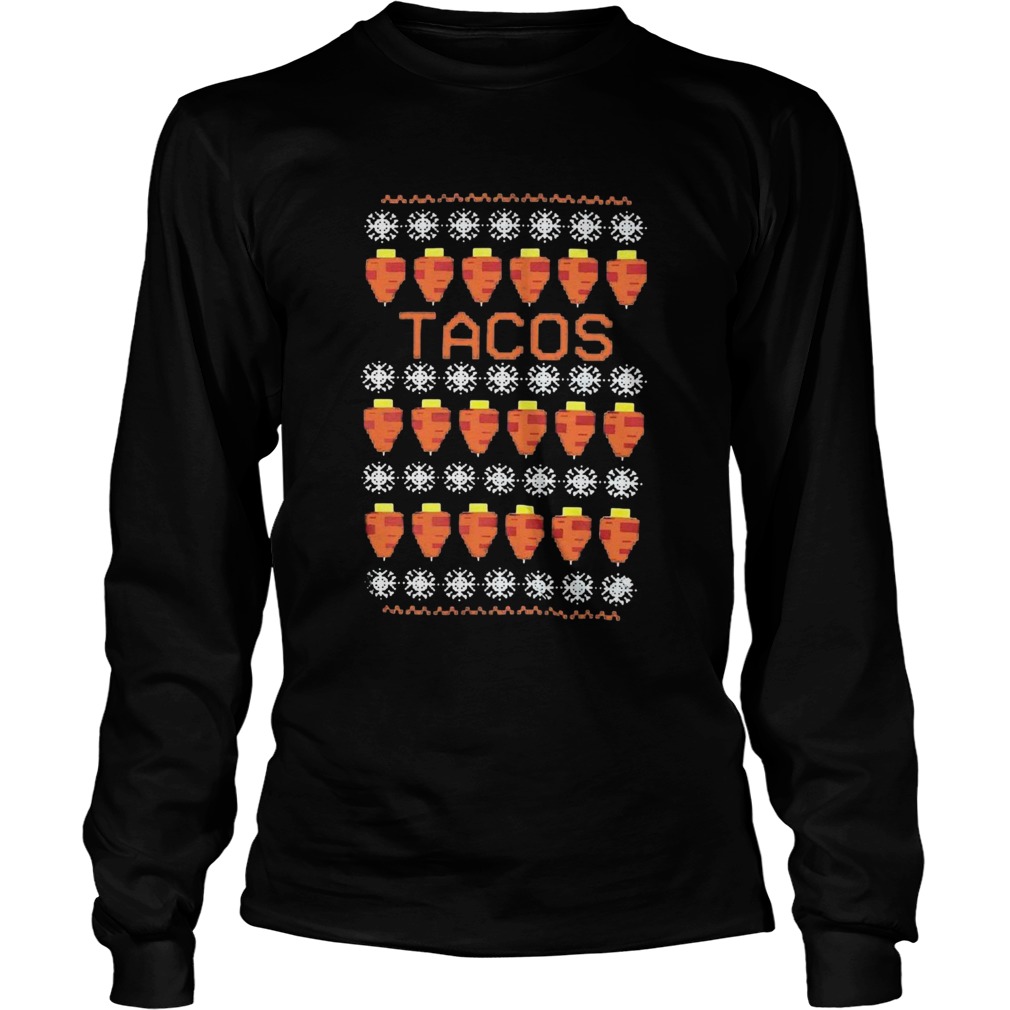 Tacos Ugly Christmas Long Sleeve
