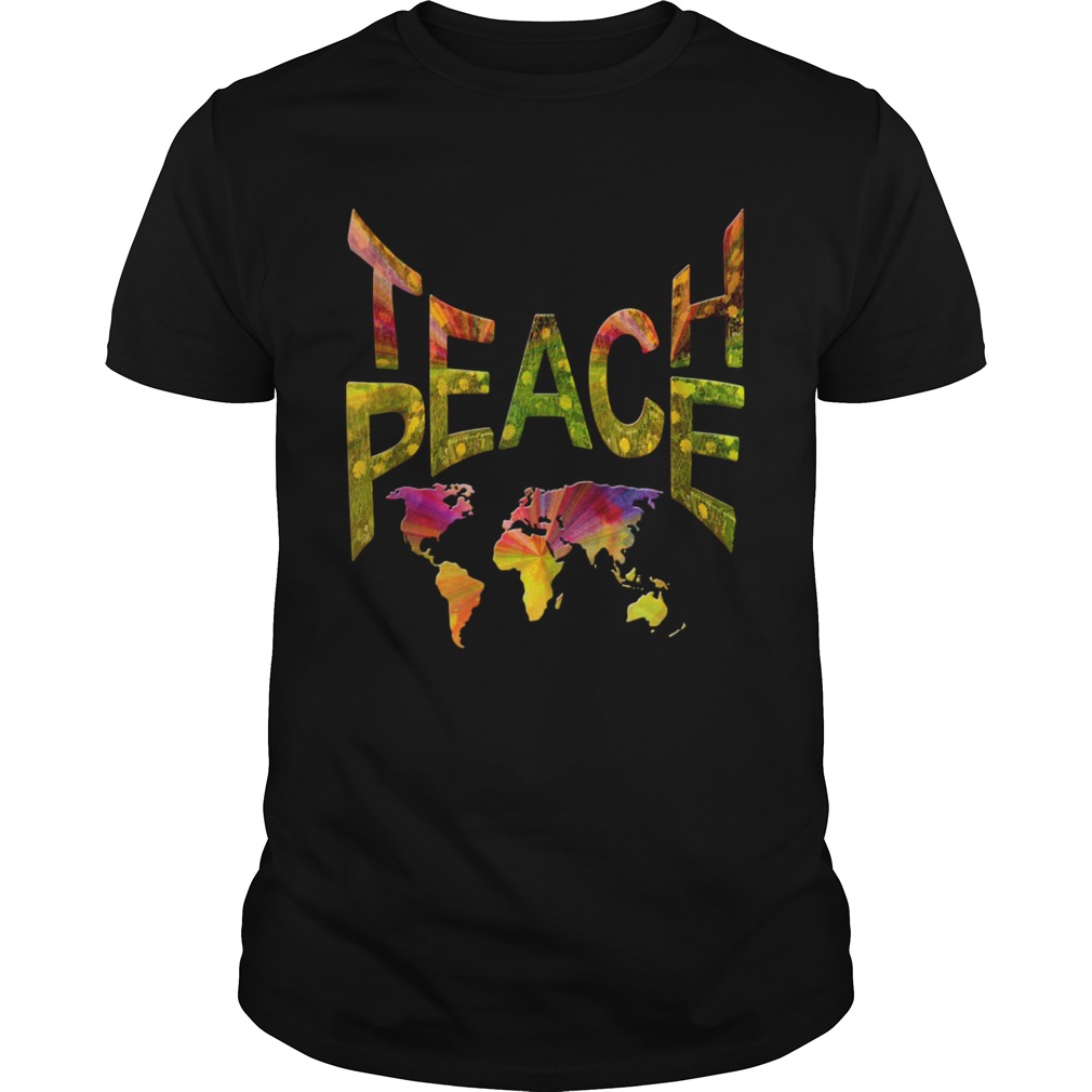 TeachPeace Around the Globe shirt