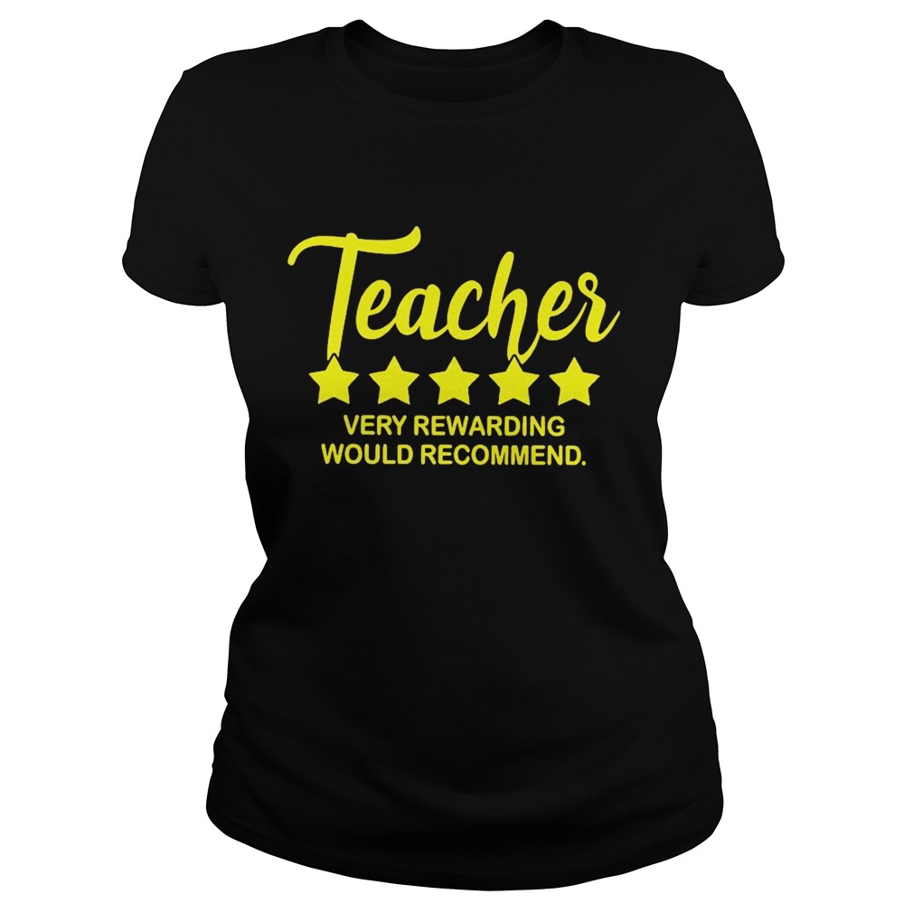 Teacher Very Rewarding Would Recommend Classic Ladies