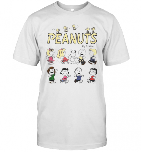 The Peanuts Characters Cartoon By Schulz T-Shirt