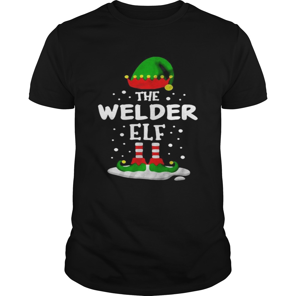 The Welder Elf Merry Christmas shirt