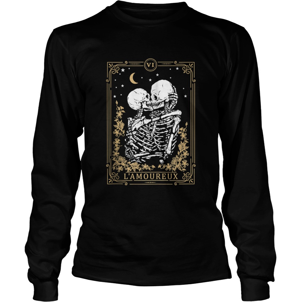 Thes Vintage Tarot Card Magic Occult Lamoureux Long Sleeve