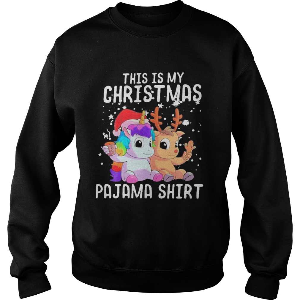 This is my christmas pajama Sweatshirt