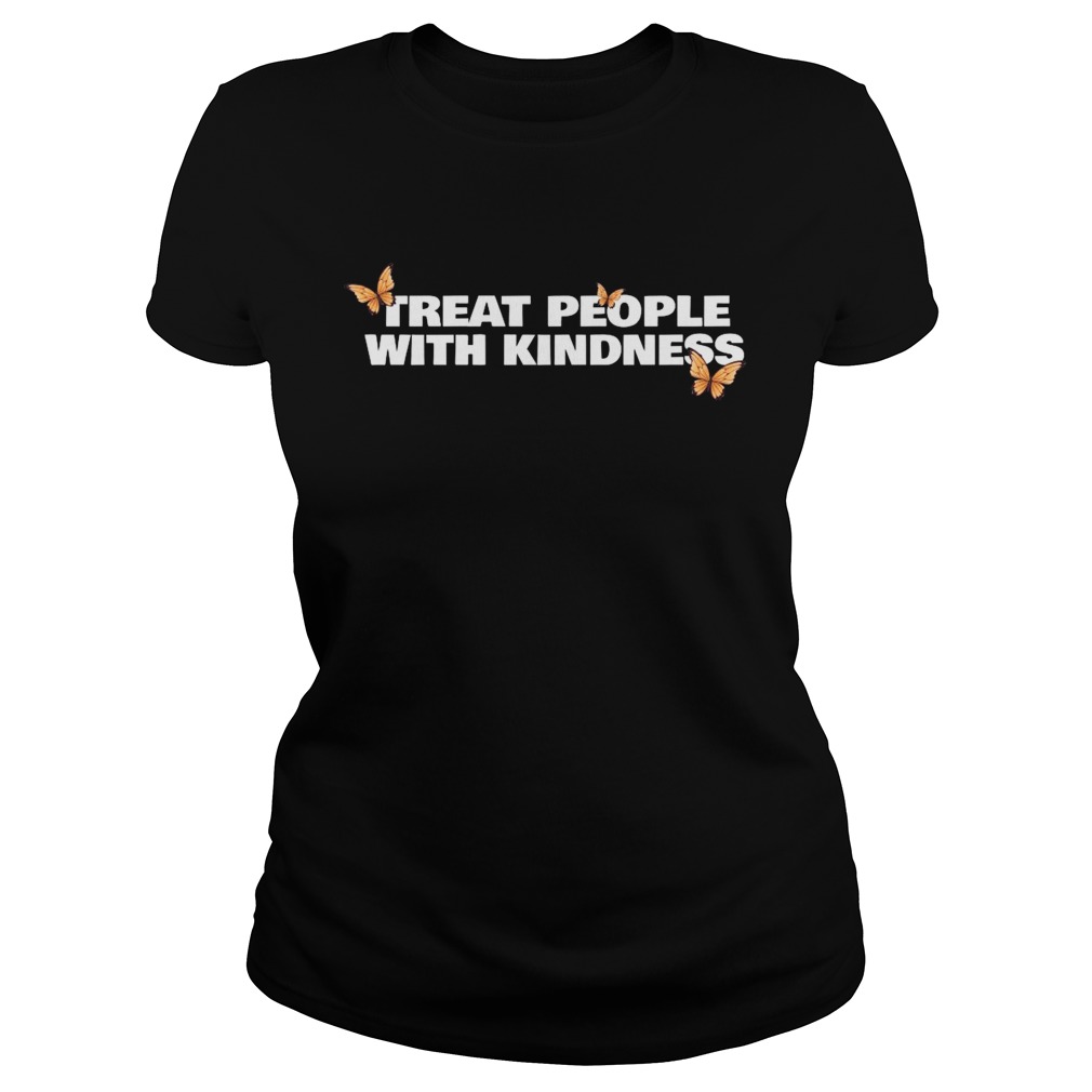 Treat People With Kindness butterfly Classic Ladies