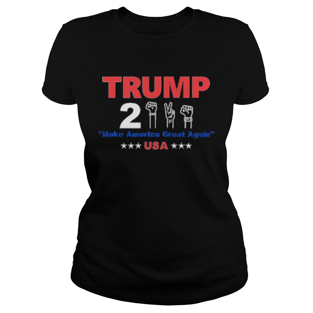 Trump 2020 Make America Great Again USA Classic Ladies