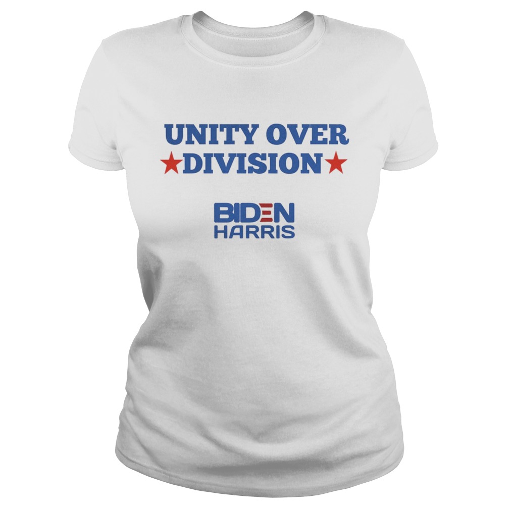 Unity Over Division Biden Harris Election Classic Ladies