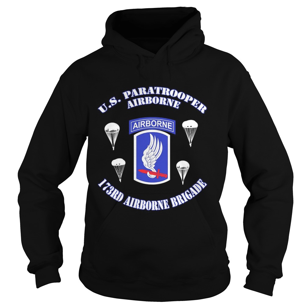 Us Paratrooper Airborne 173rd Airborne Brigade Hoodie