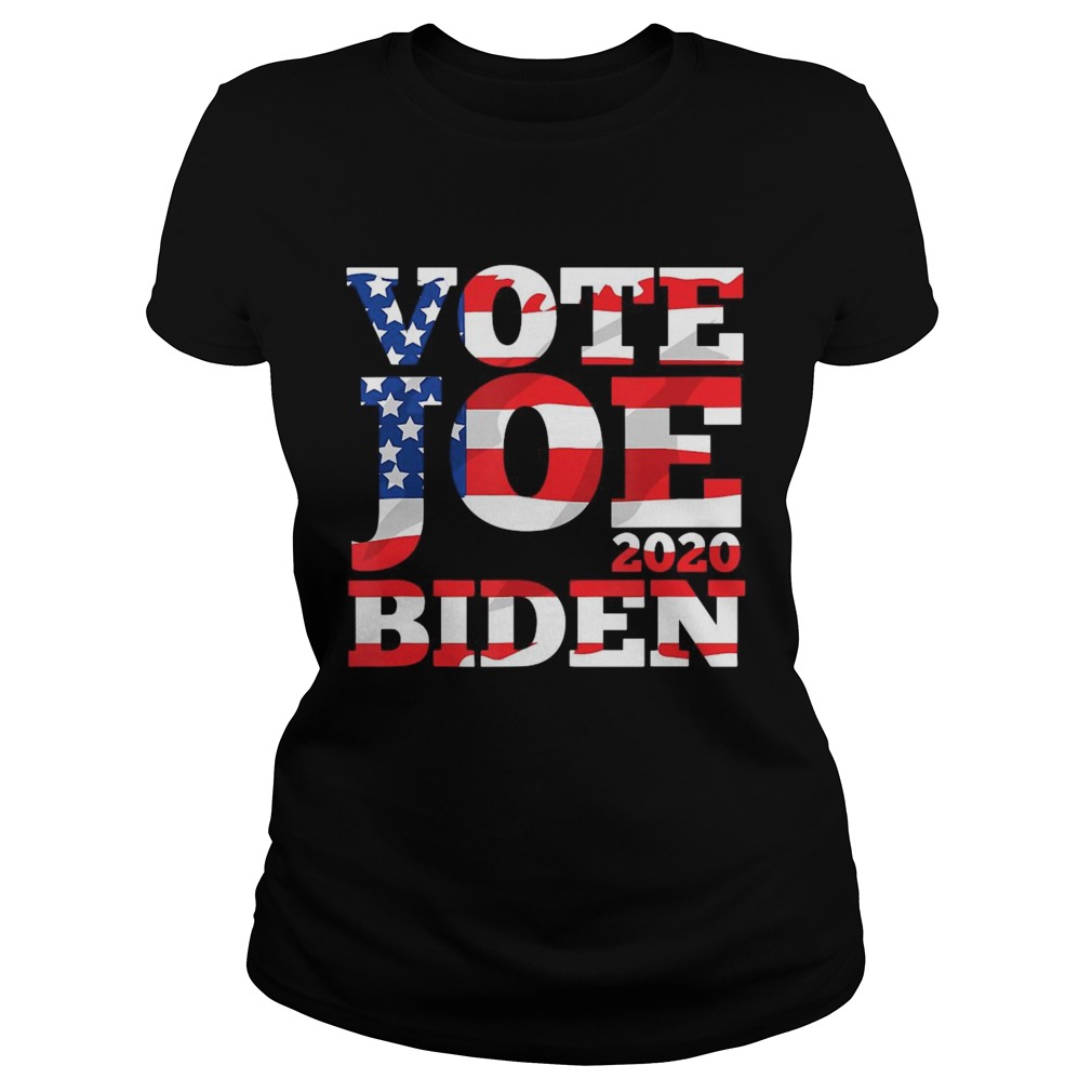 Vote Joe Biden 2020 American Flag Classic Ladies