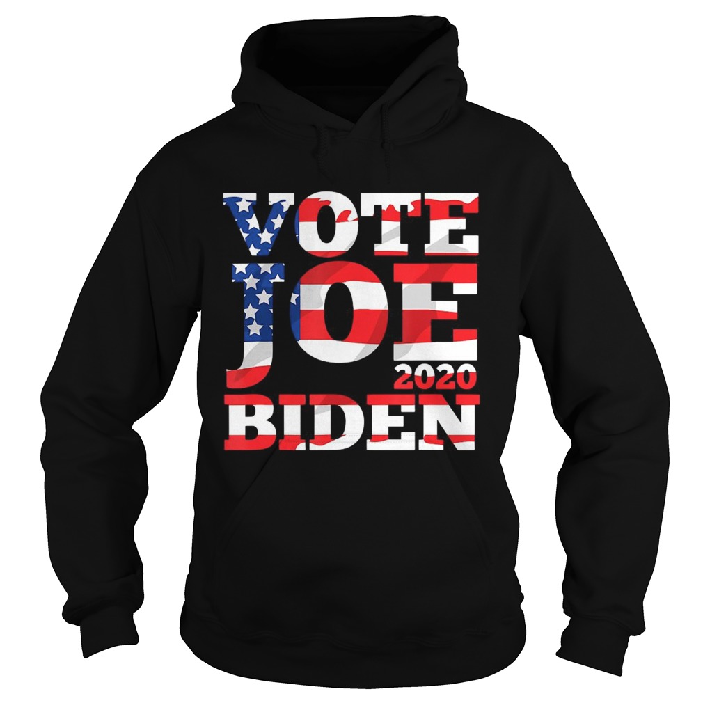 Vote Joe Biden 2020 American Flag Hoodie