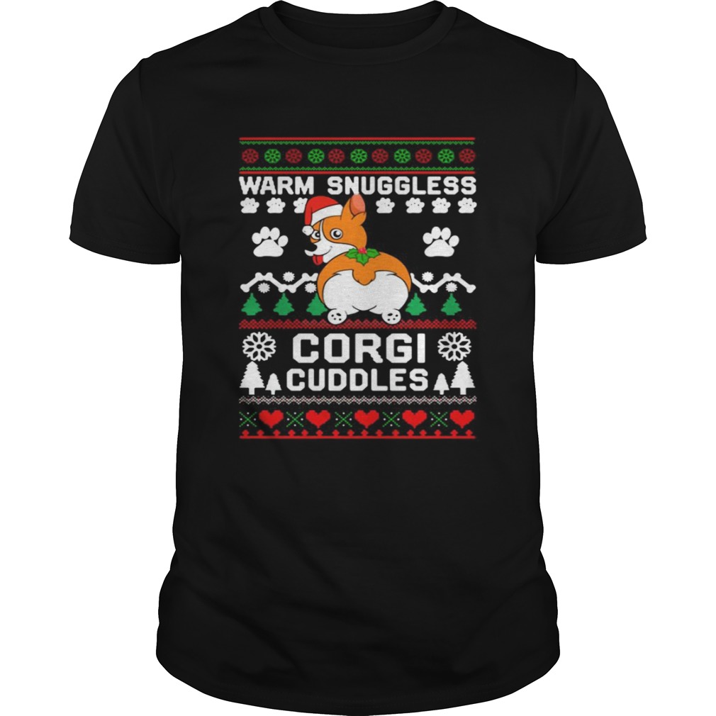 Warm Snuggless Corgi Cuddles Ugly Christmas Sweater shirt