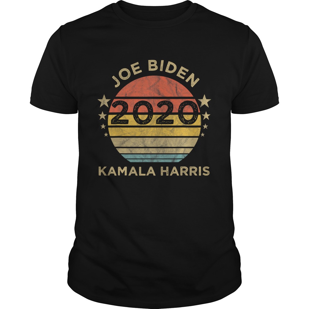 We did it joe biden kamala harris election 2020 46 president vintage retro shirt