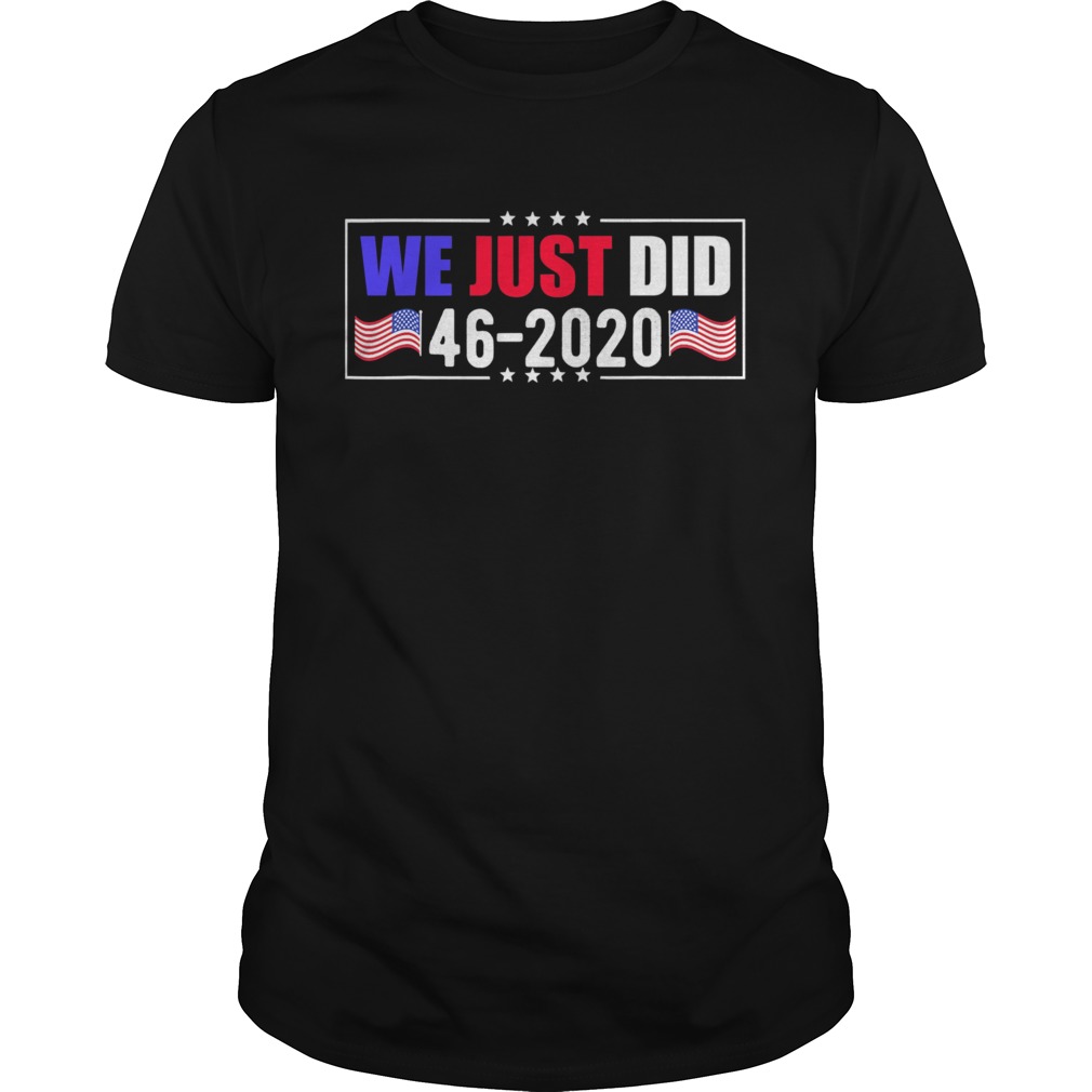 We just did 462020 american flag shirt