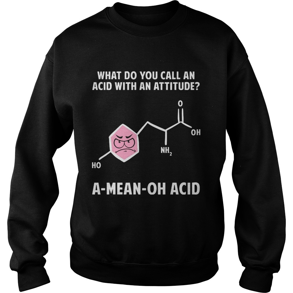 What Do You Call An Acid With Attitude A Mean Oh Acid Sweatshirt