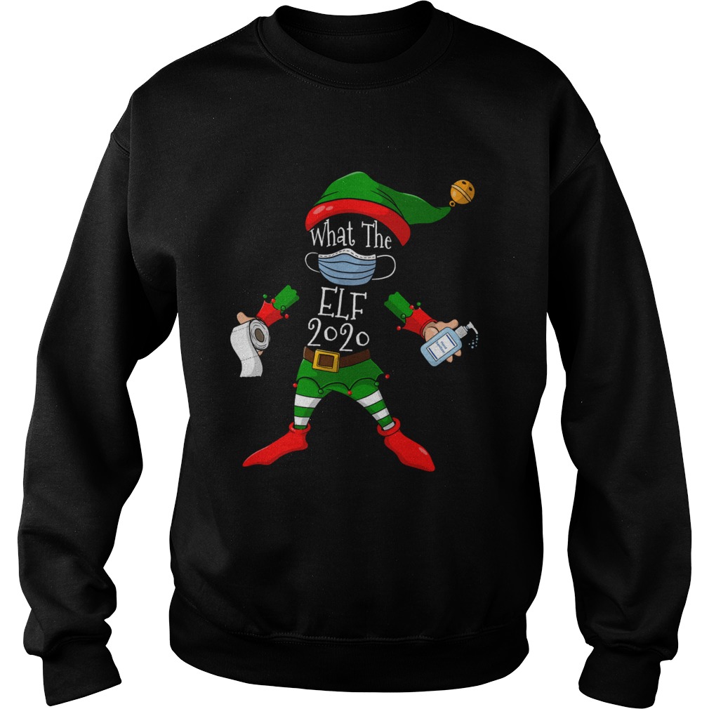 What the elf 2020 funny christmas matching pajamas family Sweatshirt