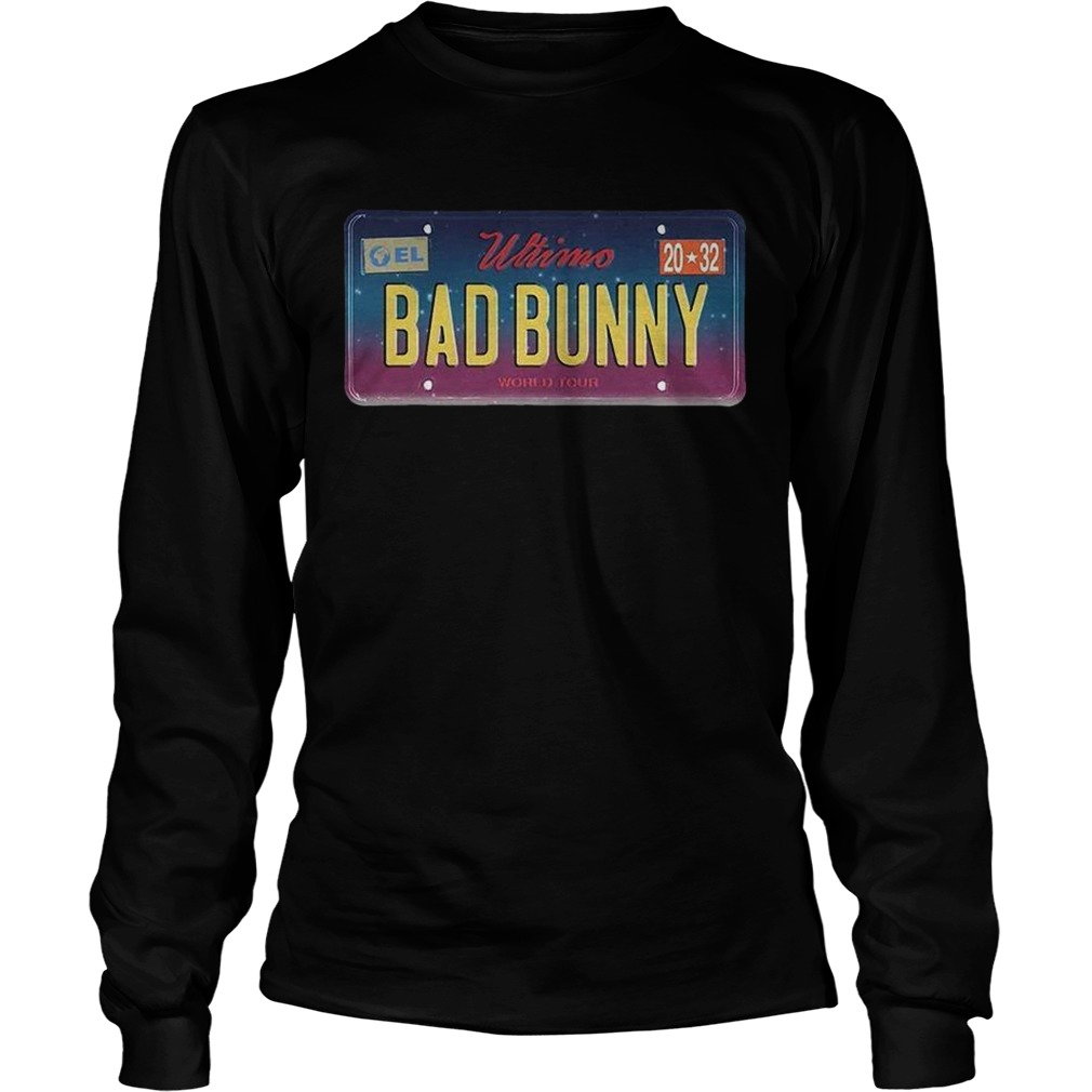 Wtimo World Tour Bad Bunny Long Sleeve