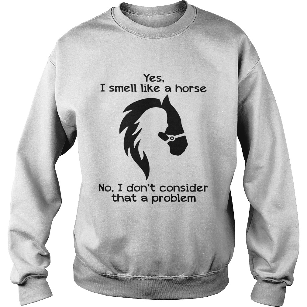 Yes I Smell Like A Horse No I Dont Consider That A Problem Sweatshirt