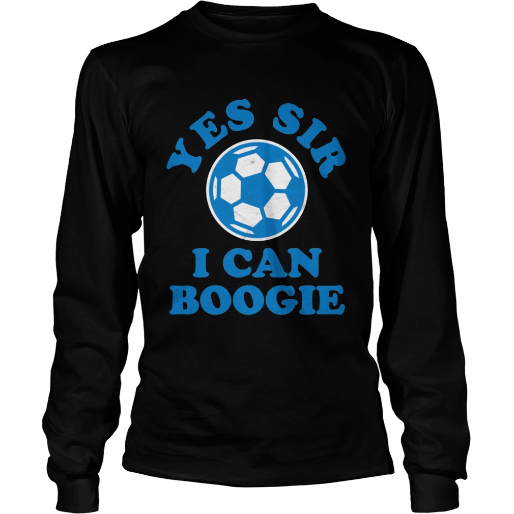 Yes Sir I Can Boogie Football Long Sleeve