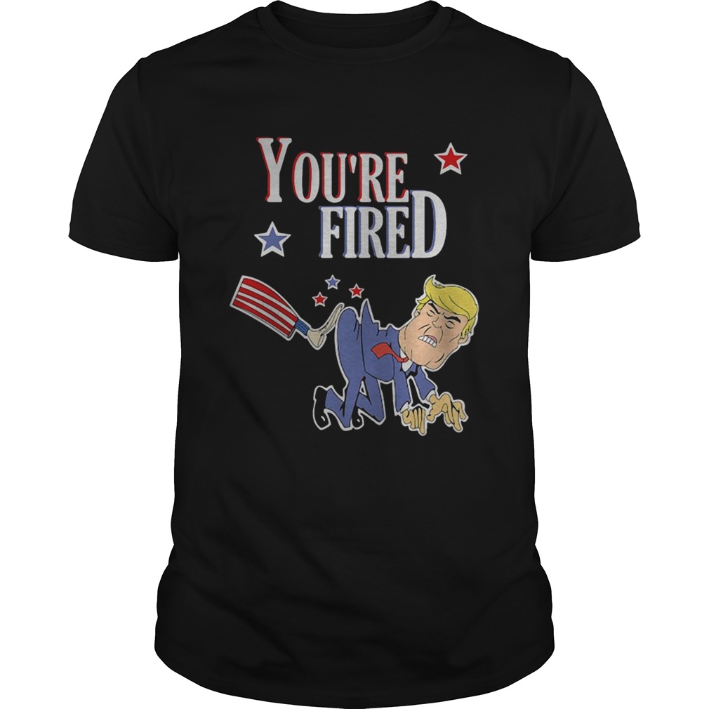 Youre Fired Donald Trump American Flag shirt