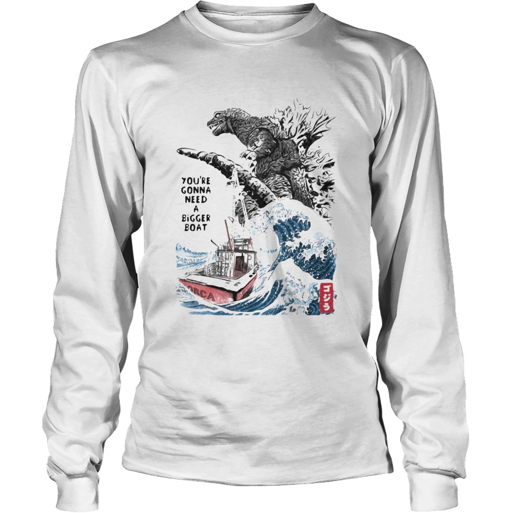Youre Gonna Need A Bigger Boat Dinosaurs Long Sleeve