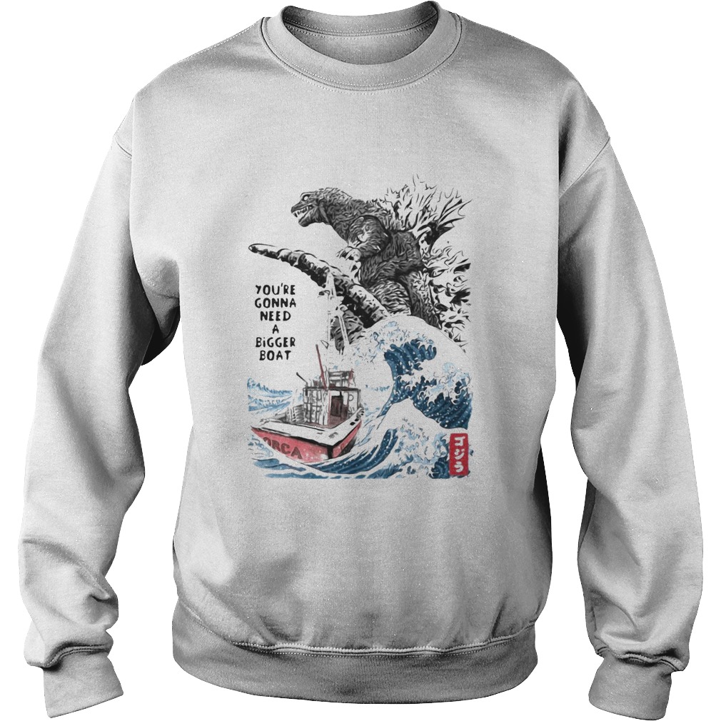 Youre Gonna Need A Bigger Boat Dinosaurs Sweatshirt
