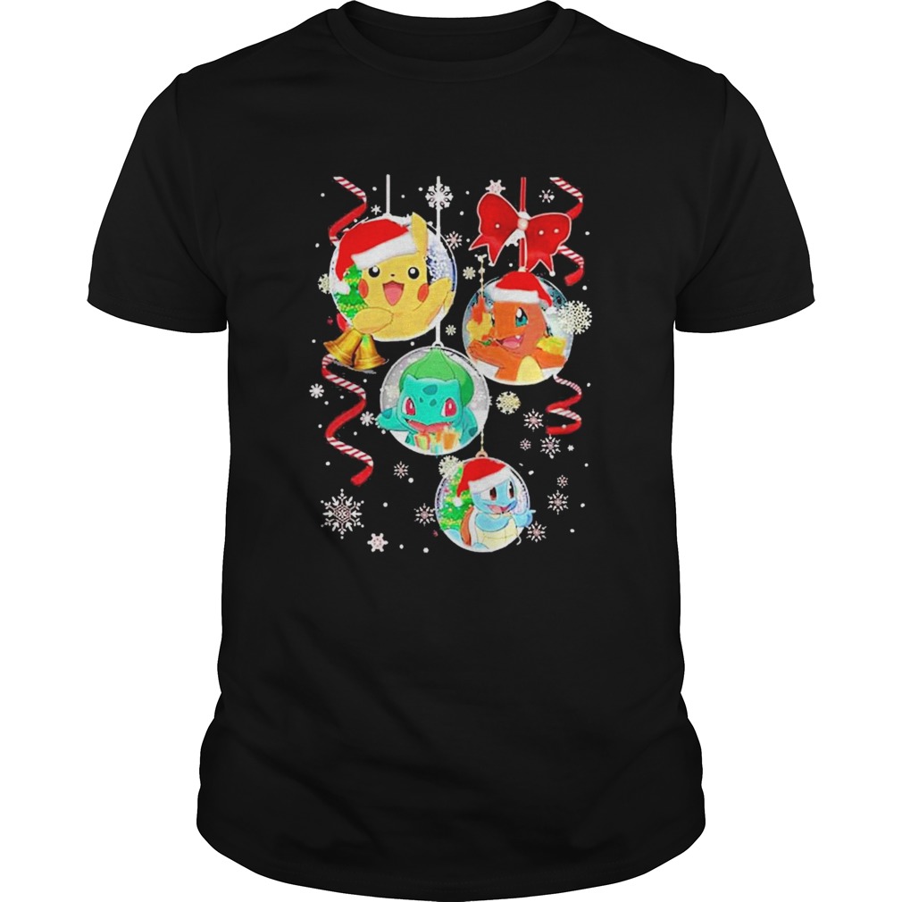 pokemon in bubbles christmas shirt