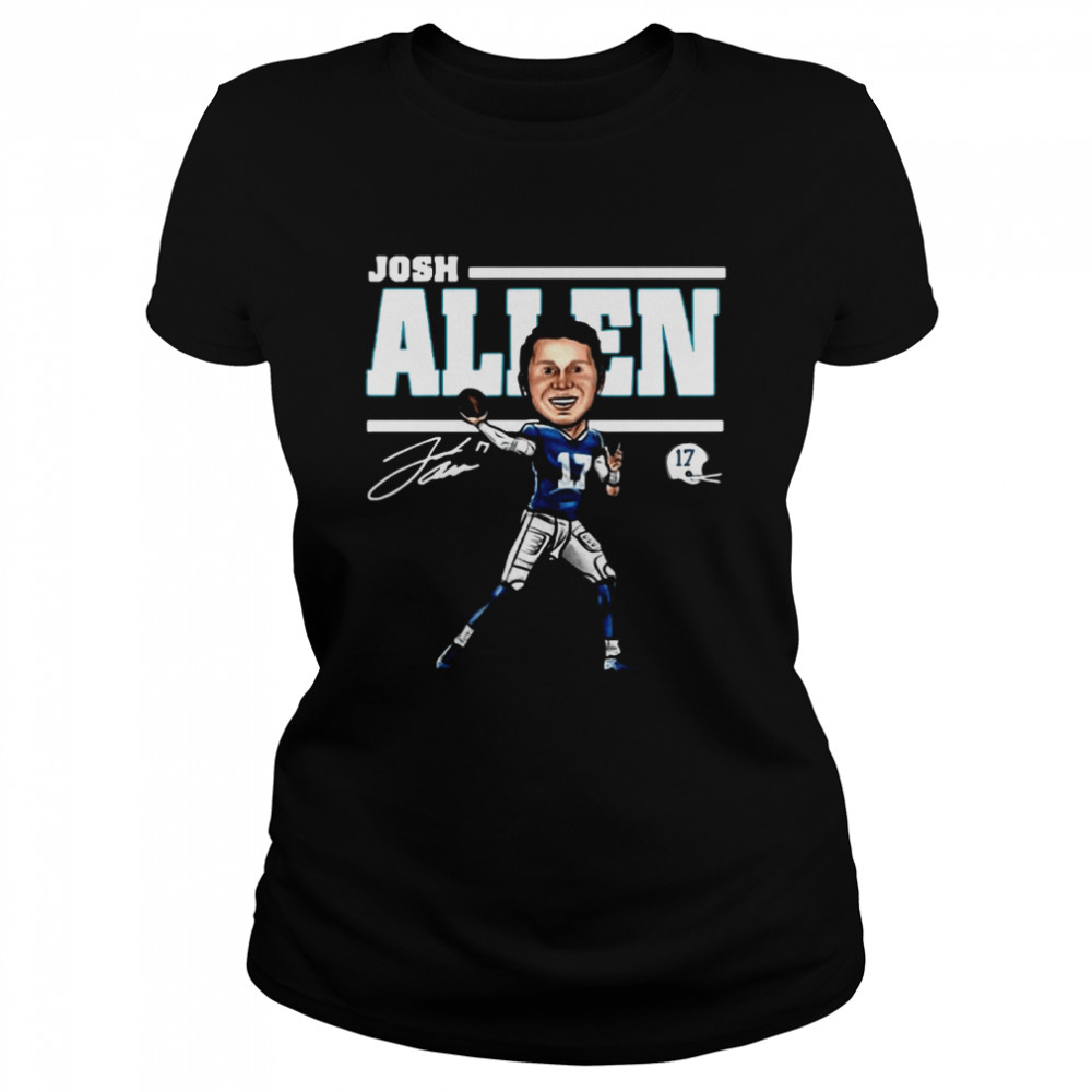 17 Josh Allen Buffalo Bills signature Classic Women's T-shirt