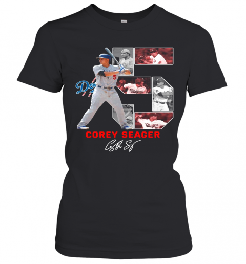 5 Corey Seager Los Angeles Dodgers Signature T-Shirt Classic Women's T-shirt