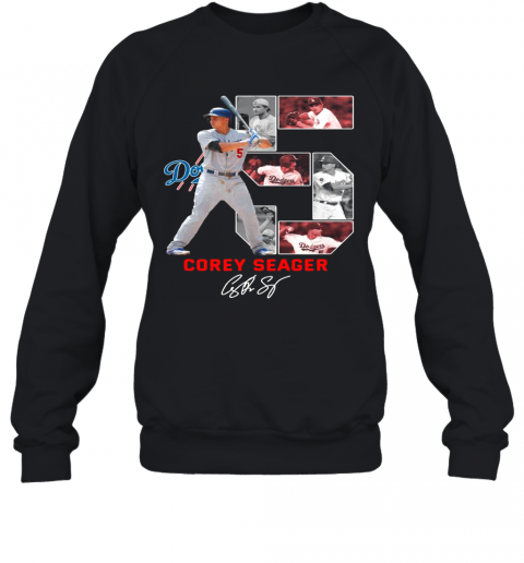 5 Corey Seager Los Angeles Dodgers Signature T-Shirt Unisex Sweatshirt