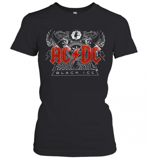 AC DC Rock And Roll Band Black Ice T-Shirt Classic Women's T-shirt