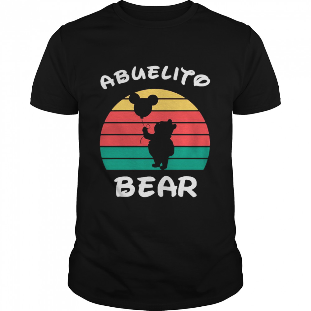 Abuelito Bear Disney Vintage Retro shirt