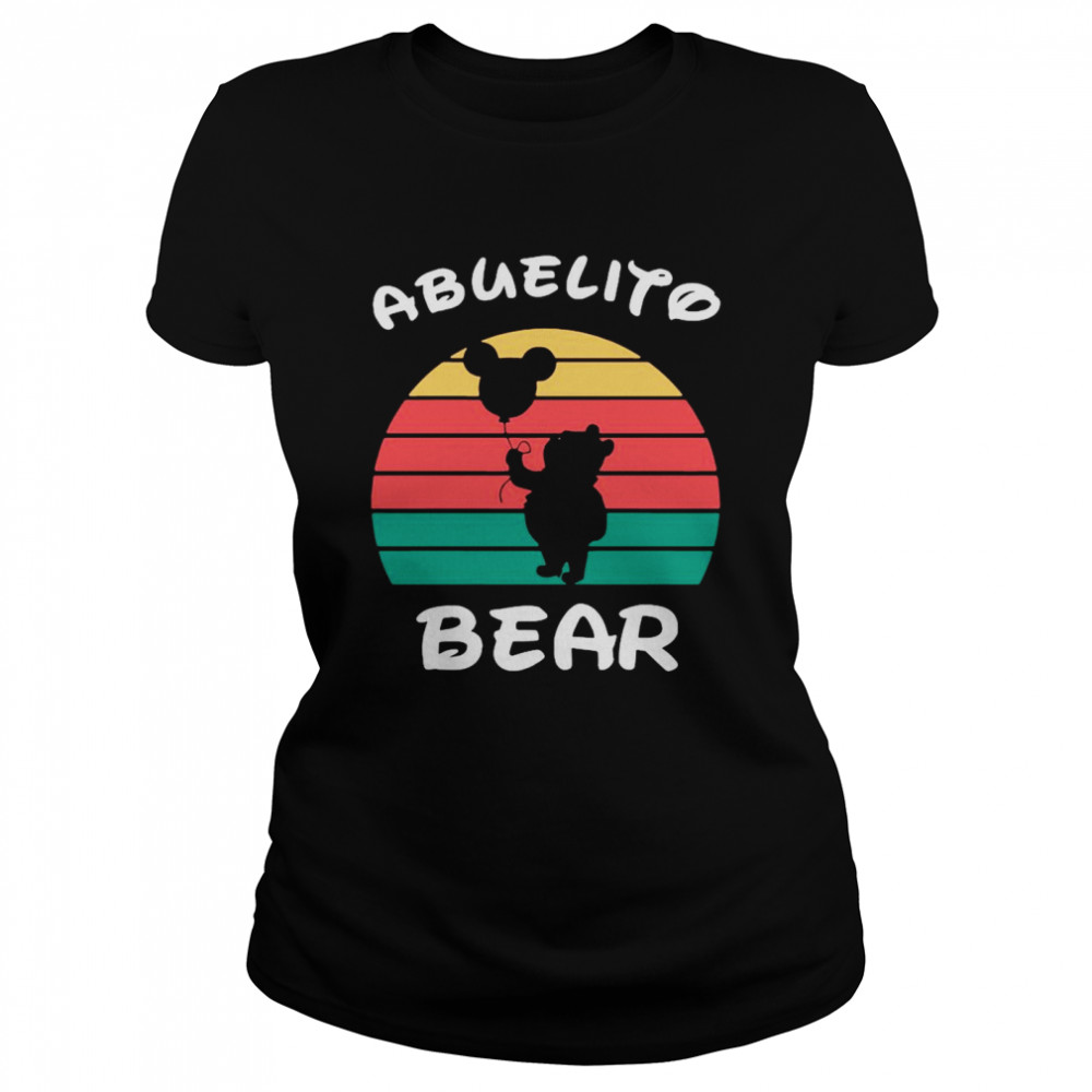 Abuelito Bear Disney Vintage Retro Classic Women's T-shirt