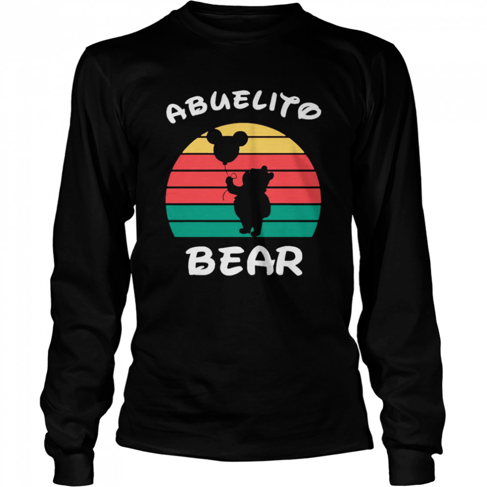 Abuelito Bear Disney Vintage Retro Long Sleeved T-shirt