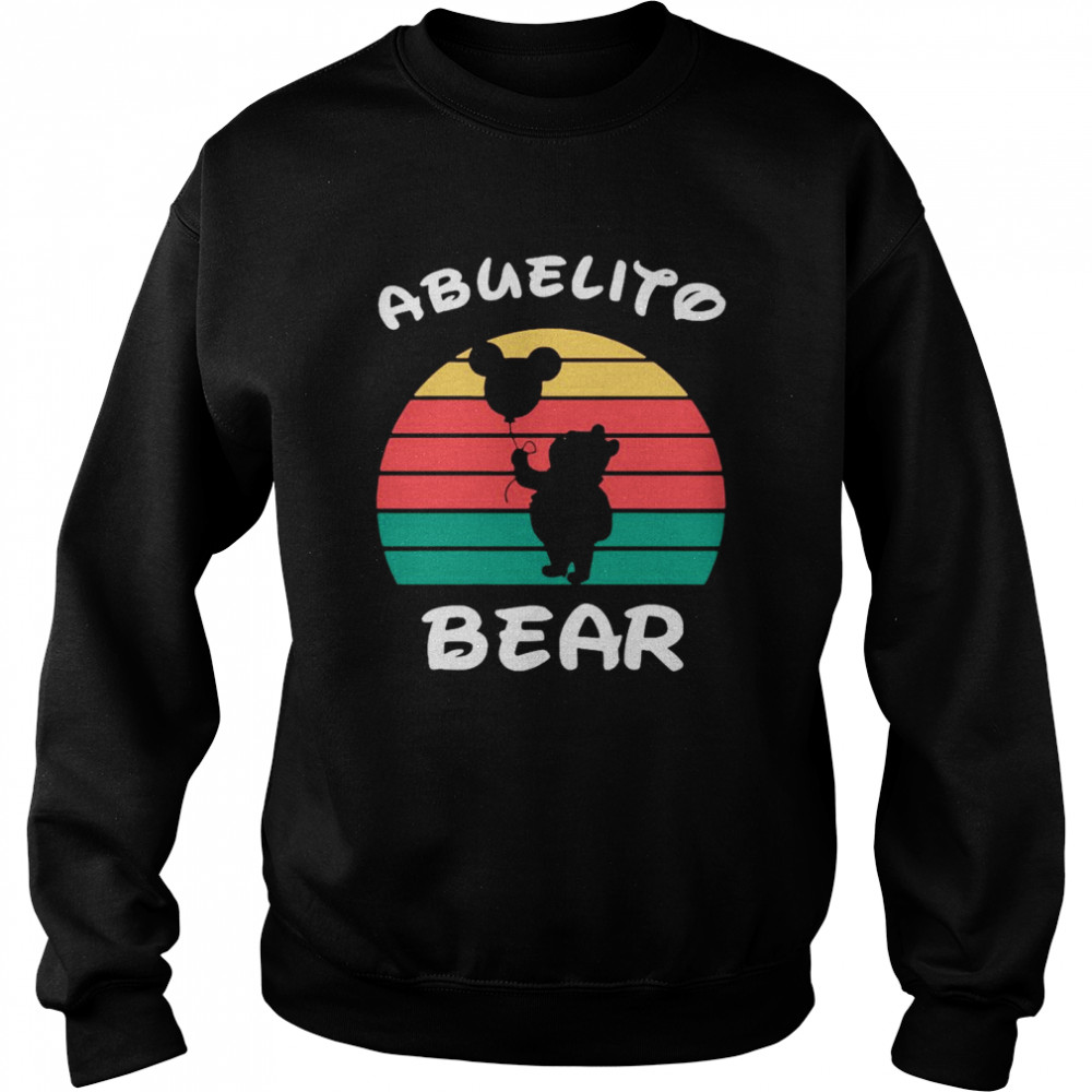 Abuelito Bear Disney Vintage Retro Unisex Sweatshirt