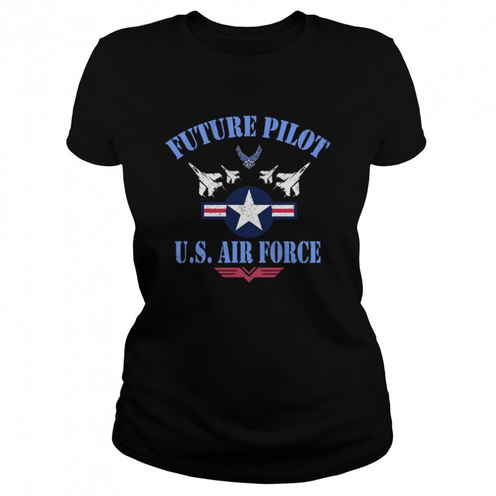 Air Force Future Pilot Aircrew Wings Veterans Patriotic Classic Women's T-shirt