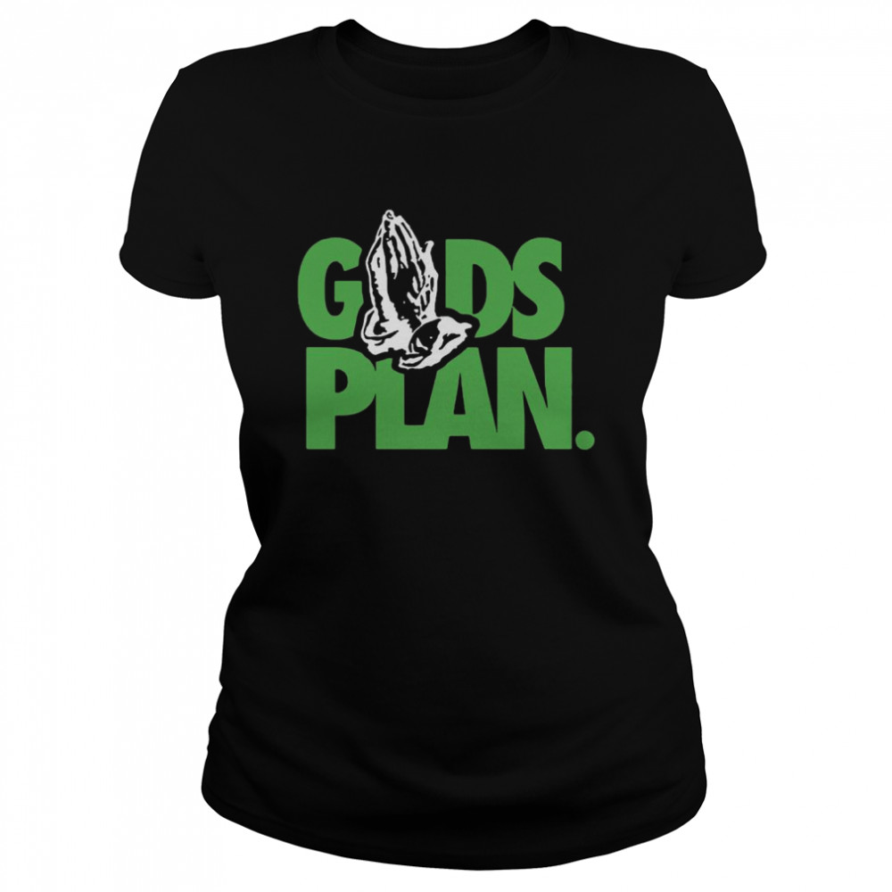Air Jordan 3 Chlorophyll Drake Gods Plan Classic Women's T-shirt