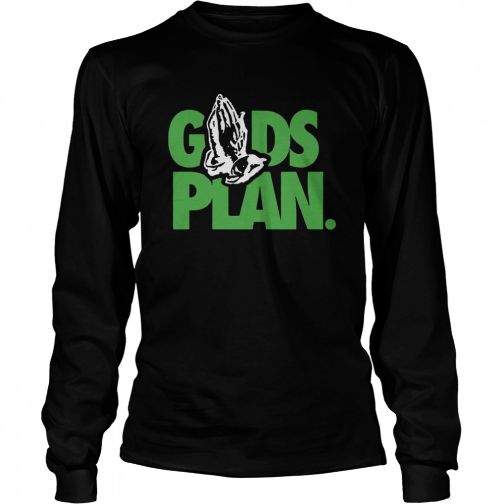 Air Jordan 3 Chlorophyll Drake Gods Plan Long Sleeved T-shirt