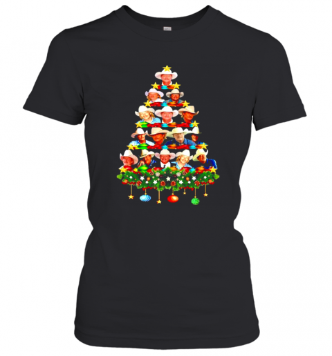 Alan Jackson Christmas Tree T-Shirt Classic Women's T-shirt