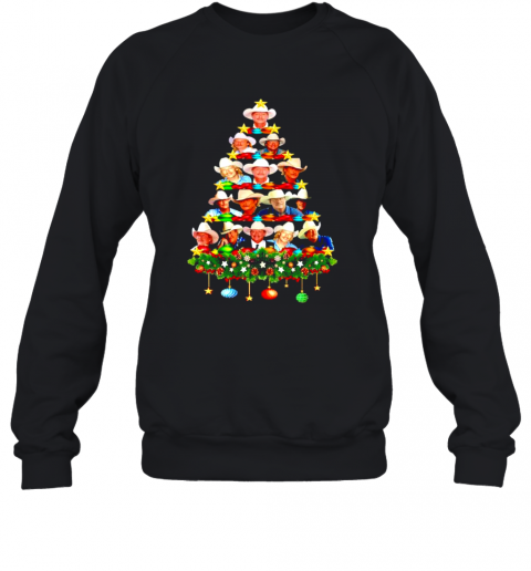 Alan Jackson Christmas Tree T-Shirt Unisex Sweatshirt