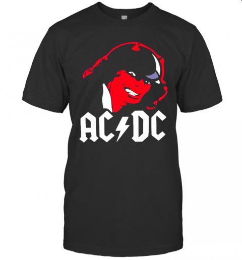 Angus Young Satan ACDC Hard Rock Band T-Shirt