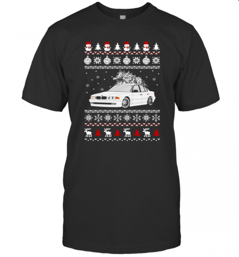 BMW E38 Ugly Christmas T-Shirt
