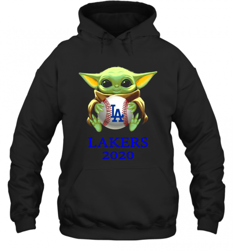 Baby Yoda Hug Los Angeles Lakers 2020 T T-Shirt Unisex Hoodie