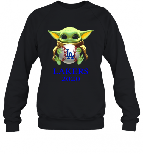 Baby Yoda Hug Los Angeles Lakers 2020 T T-Shirt Unisex Sweatshirt