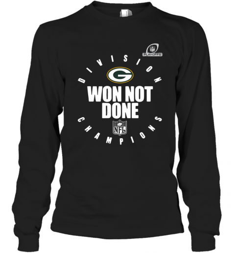 Bay Packers Champions 2020 Won Not Done T-Shirt Long Sleeved T-shirt 