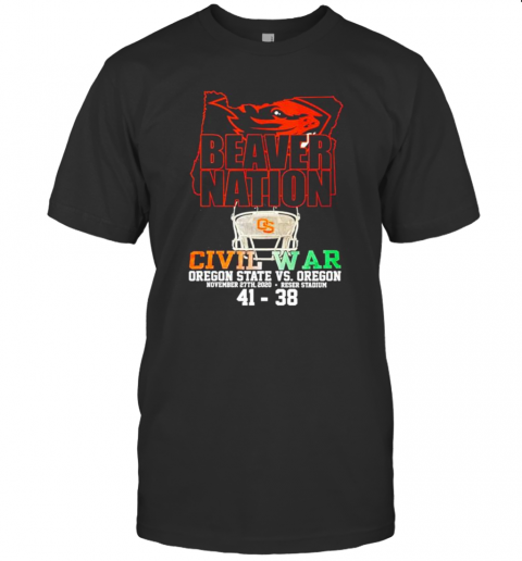 Beaver Nation Civil War Oregon State Vs Oregon T-Shirt