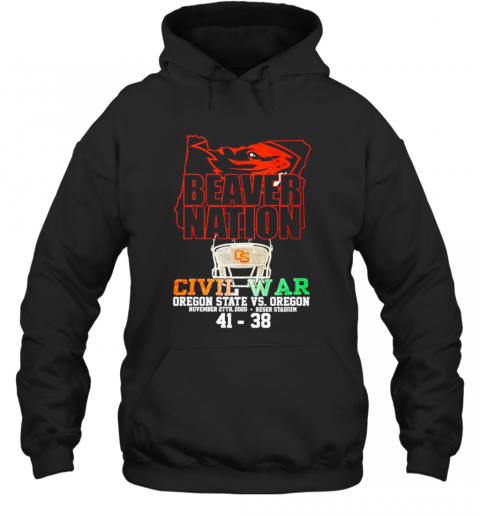 Beaver Nation Civil War Oregon State Vs Oregon T-Shirt Unisex Hoodie