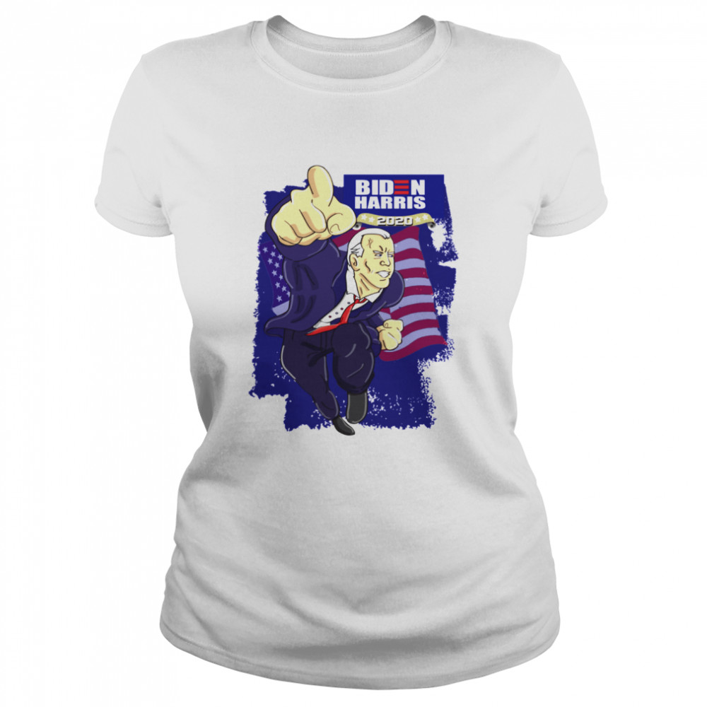 Biden Harris 2020 American Flag Classic Women's T-shirt
