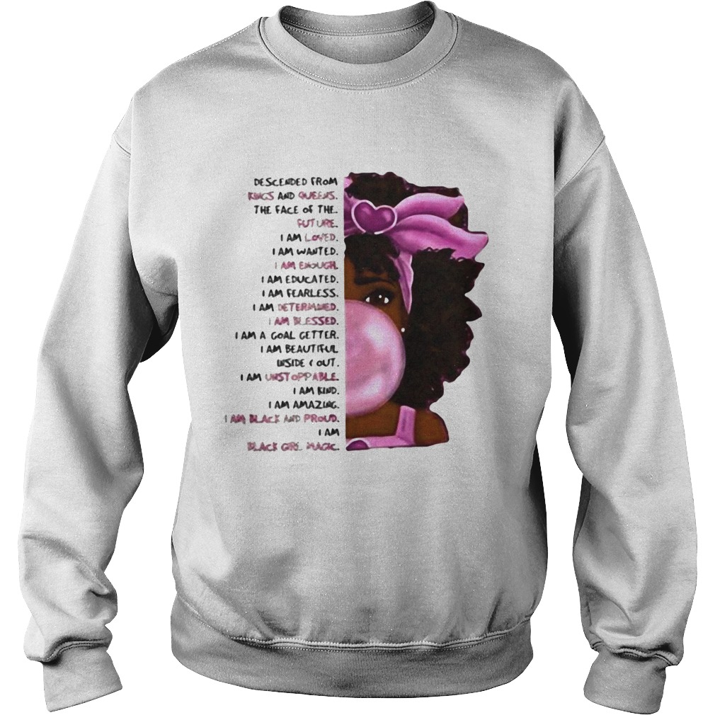 Black Girl Magic Purple Sweatshirt