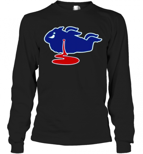 Buffalo Bills Shot Dead Logo T-Shirt Long Sleeved T-shirt 