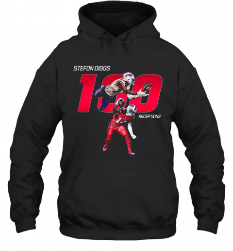 Buffalo Bills Stefon Diggs 100 Receptions T-Shirt Unisex Hoodie